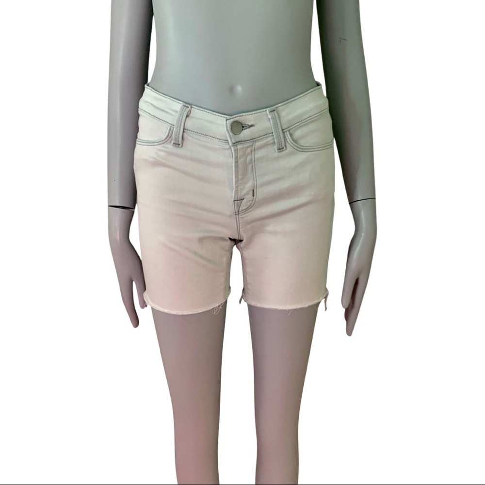 J BRAND Super Skinny Frostbite Denim Shorts - Picture 9 of 15